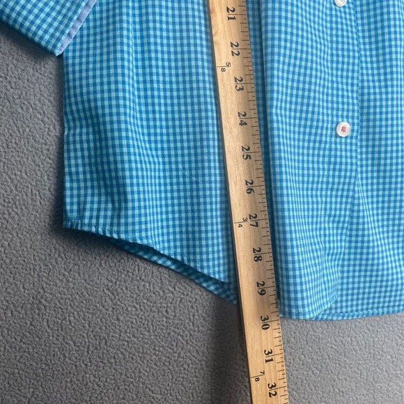 Izod Button Down Dres‎ Shirt Men's size S/P Non Iron Long Sleeve Blue,Pocket - Picture 4 of 8